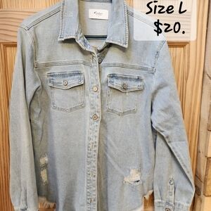 KanCan Light Blue Jean Jacket